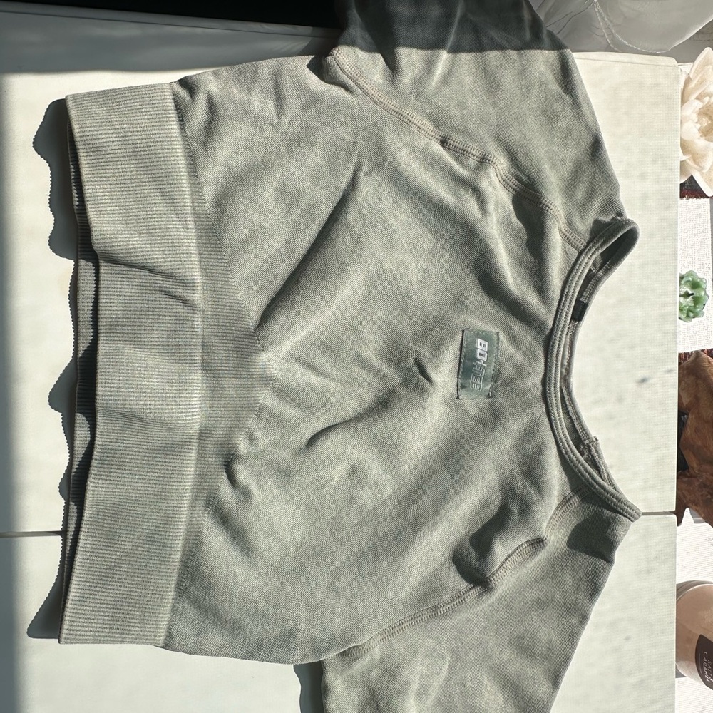 Bo+Tee Green Top
